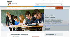 Desktop Screenshot of friedrich-verlag.de